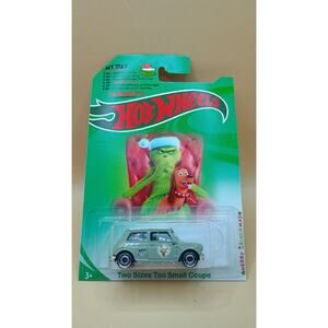 Grinch "Two Sizes Too Small" Custom Hot Wheels - Grinchmas Themed Mini Cooper